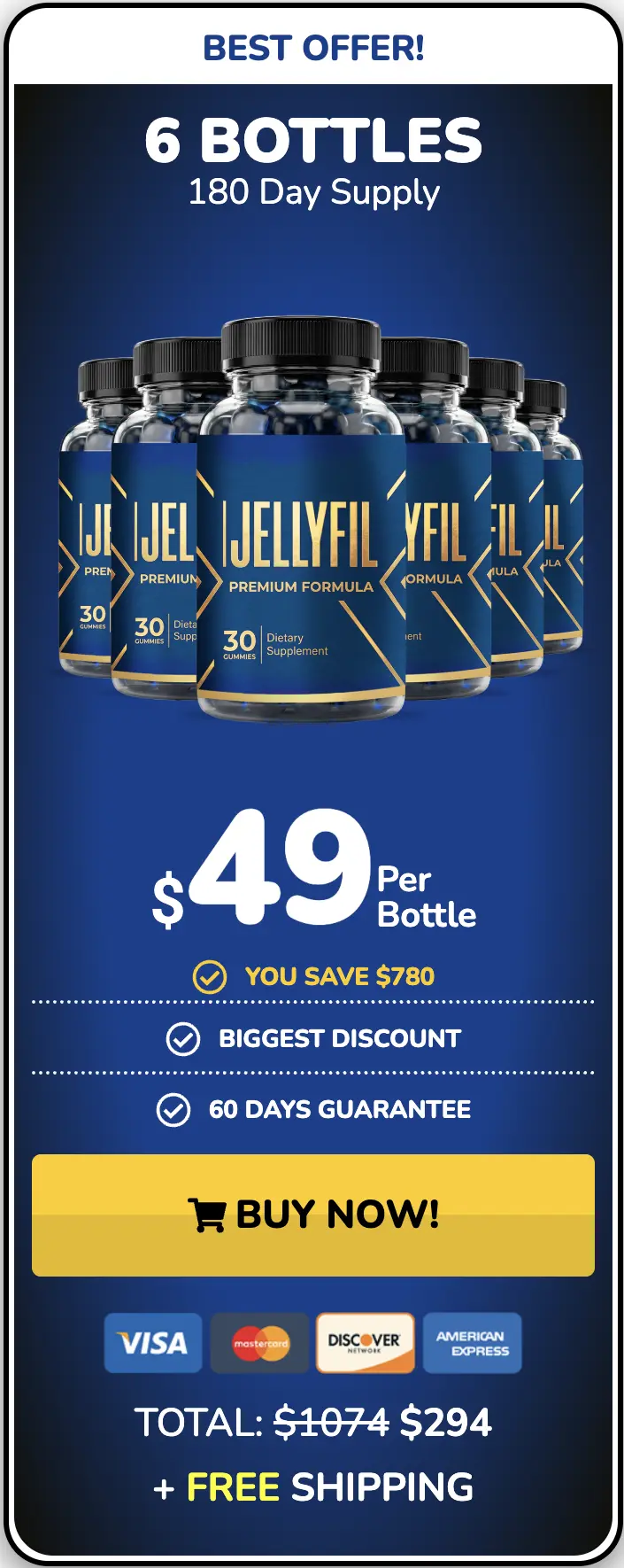 Jellyfil 6 bottles